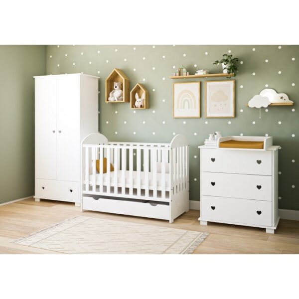 Zostava nábytku 2ks - SRDCE   (výber farieb)