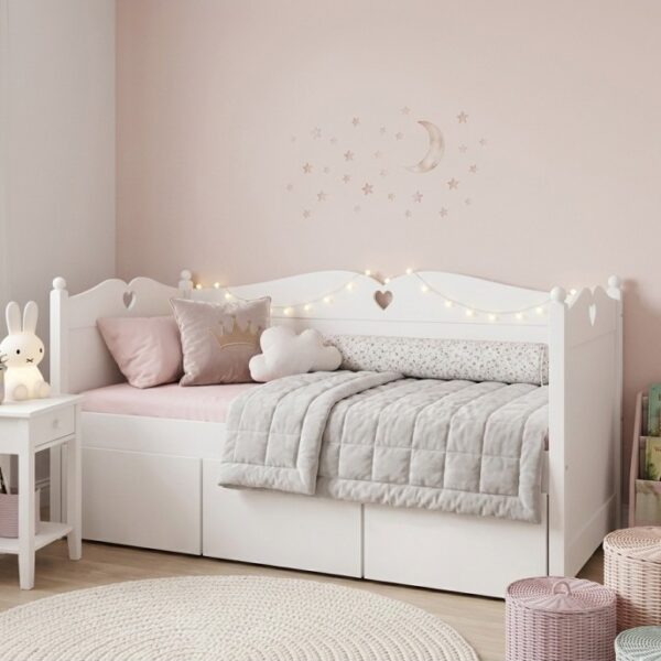 Detská posteľ BEA s 3 zásuvkami PW