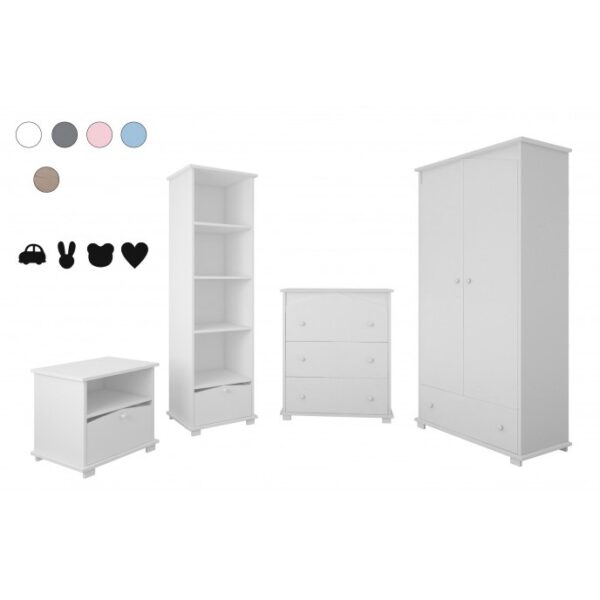 Zostava nábytku 4ks - DOMČEK (výber farieb)