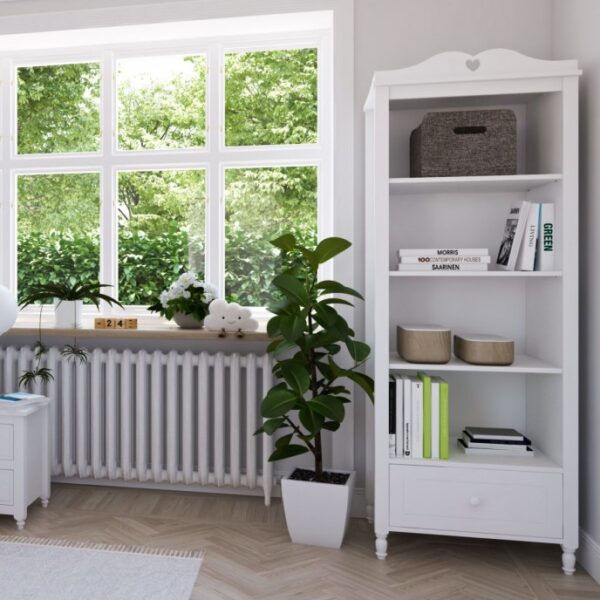 Knižnica BEA so zásuvkou PW