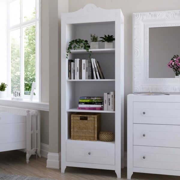 Knižnica GLAMOUR so zásuvkou PW