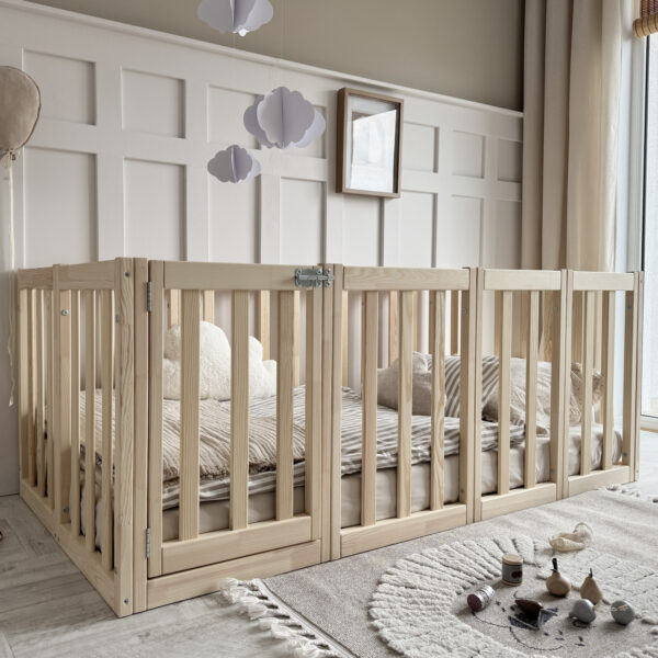 Detská posteľ Modulo Up 180x120 prírodné drevo (rýchle dodanie)