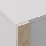 Komoda s dvierkami – montáž detail