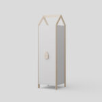 Detská skriňa Simple House line – elegantná skriňa House line pohľad 4