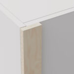 Detská skriňa Simple House line – elegantná skriňa House line pohľad 11