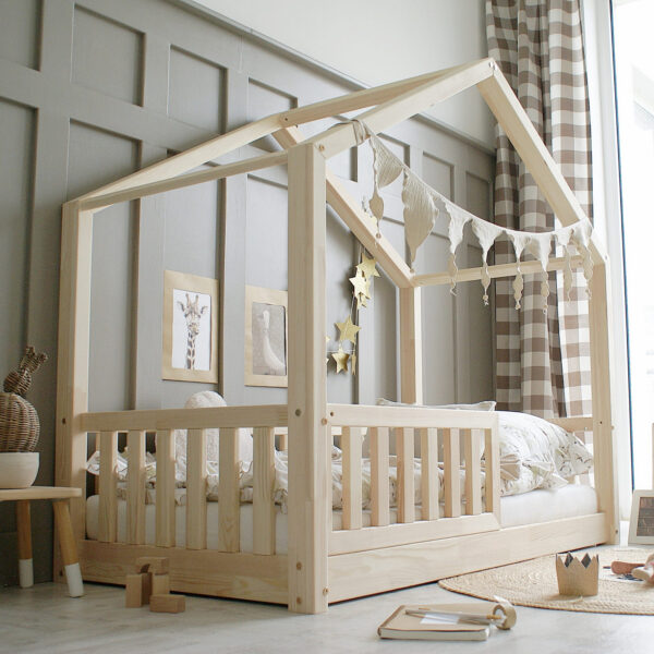 Detská posteľ HouseBed KODAŇ PLZ 190/90 prírodne prevedenie